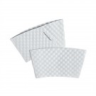 Small White Hot Cup Sleeves - Flexographic Printed