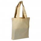 100% Cotton Sheeting Eco-Friendly Medium Tote Bag W/ Gusset