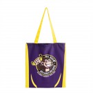 12 Oz Sublimated Sturdy Poly Canvas Tote Bag (14