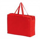 Zipper Tote with Side Pockets - Screen Print