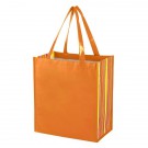 Shiny Laminated Non-Woven Tropic Shopper Tote Bag