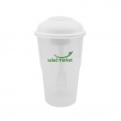 Salad Shaker with Fork and Dressing Container