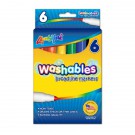 6 Pack Washable Markers
