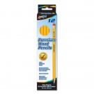 12 Pack #2 HB Yellow Pencils with Pink Eraser