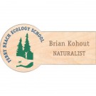 Wood Screened Badge
