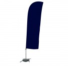 10.5' Solid-Color Blade Sail Sign, 1-Sided, Scissor Base