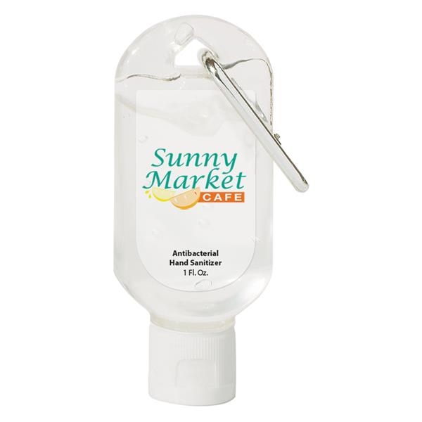 1 Oz. Hand Sanitizer With Carabiner