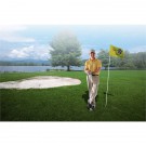 Golf Flag with Canvas Heading Single-Sided