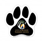 Paw Print Magnetic Sign - Digitally Printed
