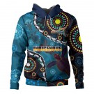 100%Cotton Full Color Reactive Digital Print Pullover Hoodie